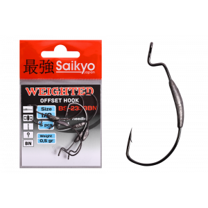 Крючки офсетные Saikyo BS-2333 Weighted