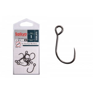 Крючки Saikyo SSBL075 In-line Eye Barbless